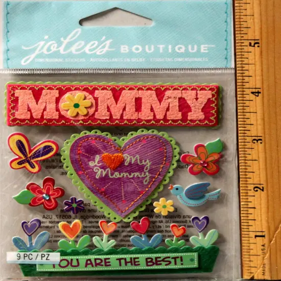 Jolee's Boutique I Love My Mommy Stitched Dimensional Stickers {1}