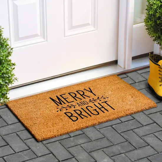 Holly and Bright Doormat {4}