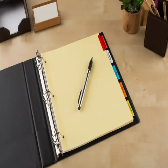 Avery Insertable Dividers, 5 Multicolor Tabs, 10 Sets of 81000 {4}