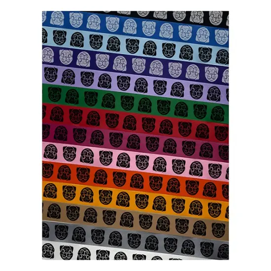 Pug Face Satin Ribbon for Bows Gift Wrapping - 1" - 3 Yards Black Ribbon {1}