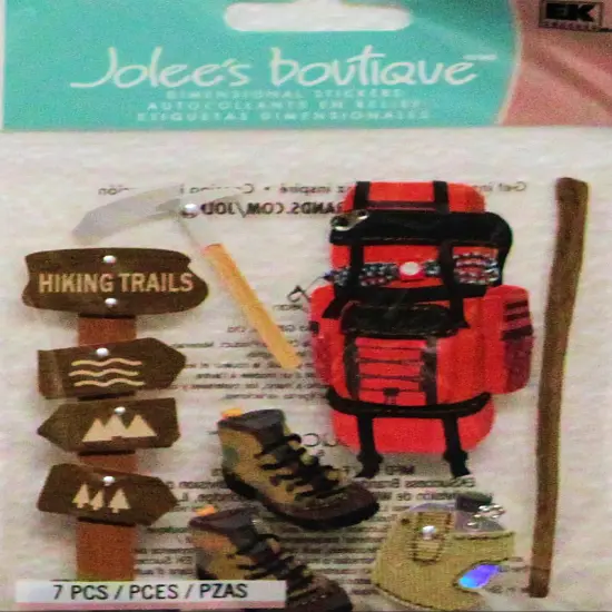 Jolee's Boutique Hiking Trip Dimensional Stickers {1}