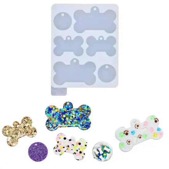 Resin Rockers Exclusive UV Safe Dog Tag Mold {1}