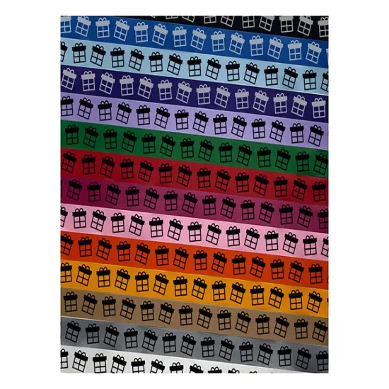 Present Gift Box Birthday Christmas Holiday Satin Ribbon for Bows Gift Wrapping DIY Craft Projects - 1" - 3 Yards Blue Ribbon {1}