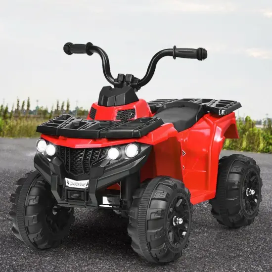 6V Battery Powered Kids Electric Ride on ATV Red {5}