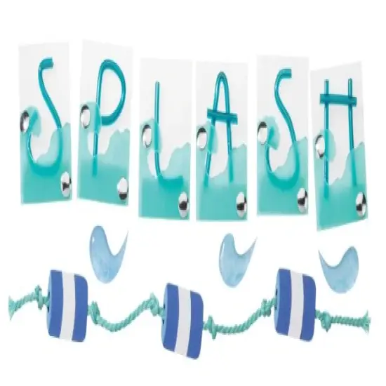 Jolee's Boutique Splash Title Wave Dimensional Stickers {1}