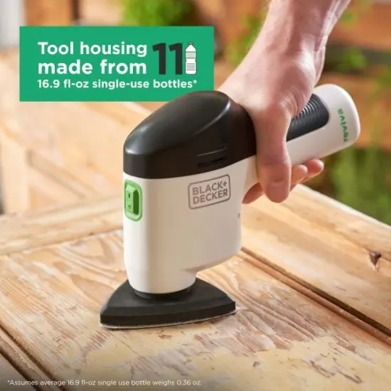 BLACK+DECKER Reviva 12V MAX* Cordless Detail Sander with Charger (REVCMS12C) {5}