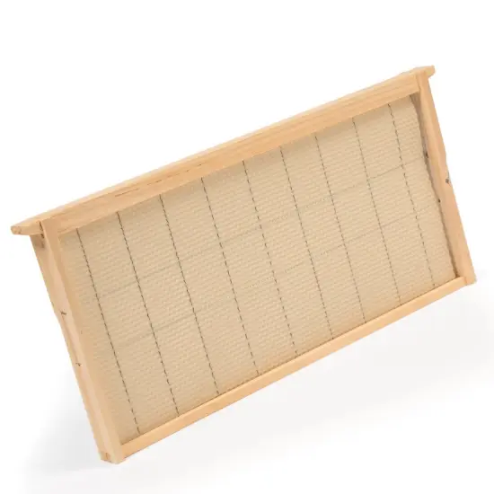 Stoney Acres Beekeeping Beehive Frame, Wired Beeswax Foundation, Deep Assembled, Honey Bee Hive, Amish Made {2}