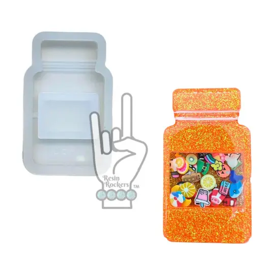 UV Safe Medicine Bottle Shaker Badge Reel or Phone Grip Shaker Silicone Mold for Epoxy and UV Resin Art {1}