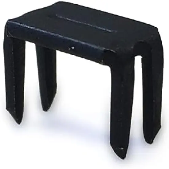 YKK #10 Bottom Stops Black Extra Heavy 50 Pack Zipper Stop {1}