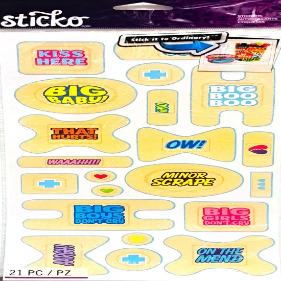 Sticko Bandage Labels 3 Pack Bundle {2}