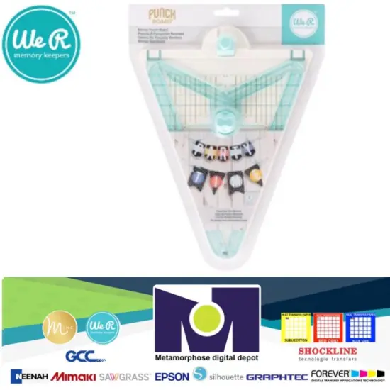 We R Memory Keepers Banner Punch Board 662565 BY American Crafts {1}