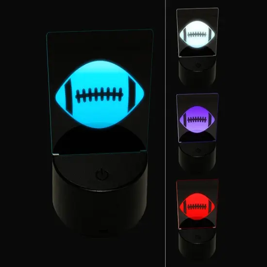 Football Sport 3D Illusion LED Night Light Sign Nightstand Desk Lamp {1}