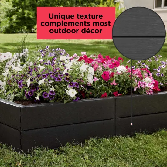 BLACK+DECKER Raised Garden Bed 5 ft, Customizable and Easy Assembly (BDSTGA95810) {5}