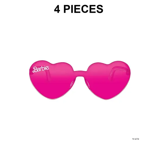 Adults Barbie Pink Glasses 4 Pieces {1}