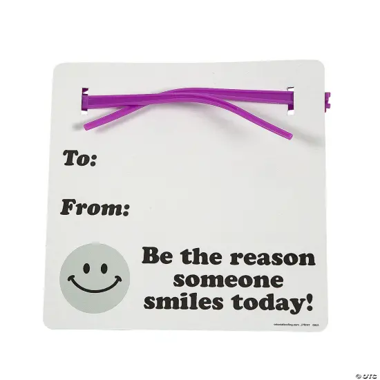 Kids Shutter Glasses with Positive Vibes Card - 12 Pc. {3}