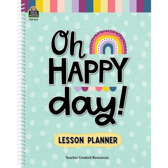 Oh Happy Day Lesson Planner {2}