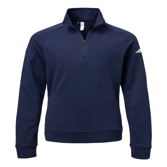 Adidas&reg; Youth Quarter-Zip Pullover Collegiate navy {1}