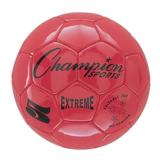 Extreme Soccer Ball, Size 5, Red {1}