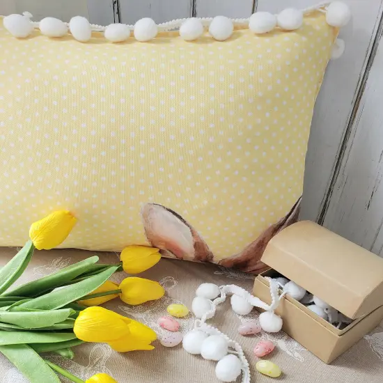 10 yards of 1 1/2 " Bonita Pom PomFringe Trim | 10 yard cut Black {6}