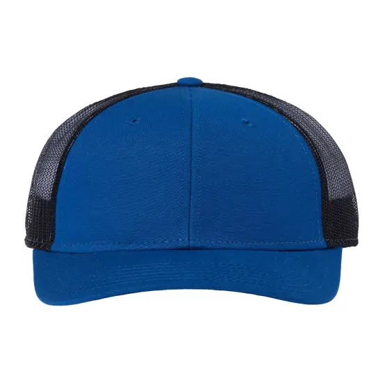 Atlantis Headwear&reg; Sustainable Recy Three Trucker Cap Royal/ black {1}