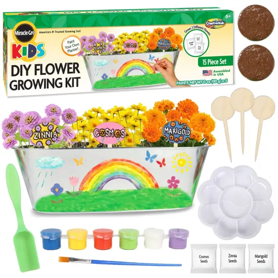 MiracleGro&reg; Paint & Plant My First Flower Growing Kit {4}