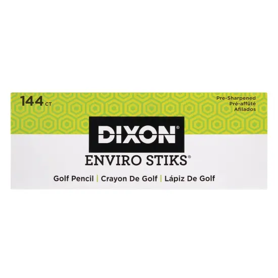 EnviroStiks Golf Pencils, 144 Per Pack, 2 Packs {5}