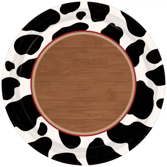 Yeehaw 10.5" Round Plates, 8ct {1}