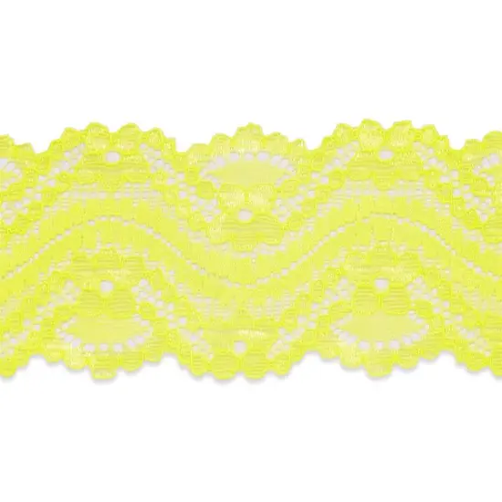 10 yards of Cora 2 1/4" Stretch Raschel Lace Trim | 10 yard cut Lavender {2}