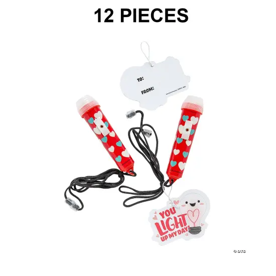 Flashlight on a Rope Valentine Exchanges for 12 {1}