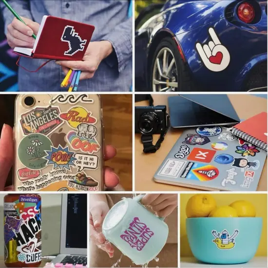 50 Sheets 8.5"x11" Ink Jet Printable White Glossy Vinyl Sticker by Sihl {5}