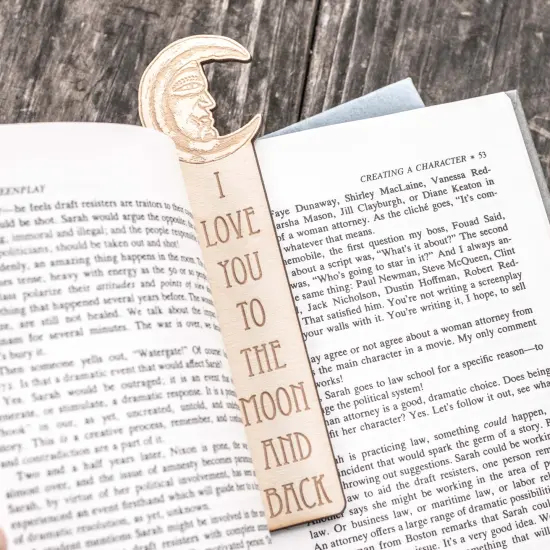 Bookmark - I Love You to the Moon and Back {4}