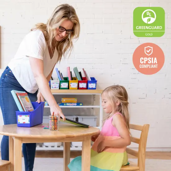 Linking Book Bins, Colorful Connecting Storage Assorted {6}