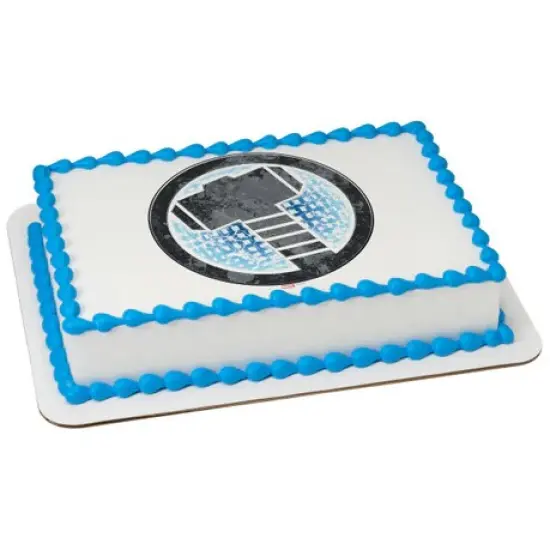 Marvel Avengers Thor Icon Edible Cake Image PhotoCake Sabuj {1}