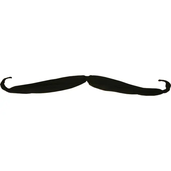 Jumbo Black Thief Hipster Biker Costume Handlebar Moustache {1}