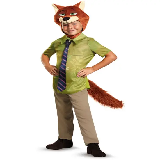 Child's Boys Classic Disney Zootopia Fox Nick Wilde Costume {1}