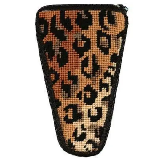 Scissor Case - Leopard - Needlepoint Kit Multicolor {1}
