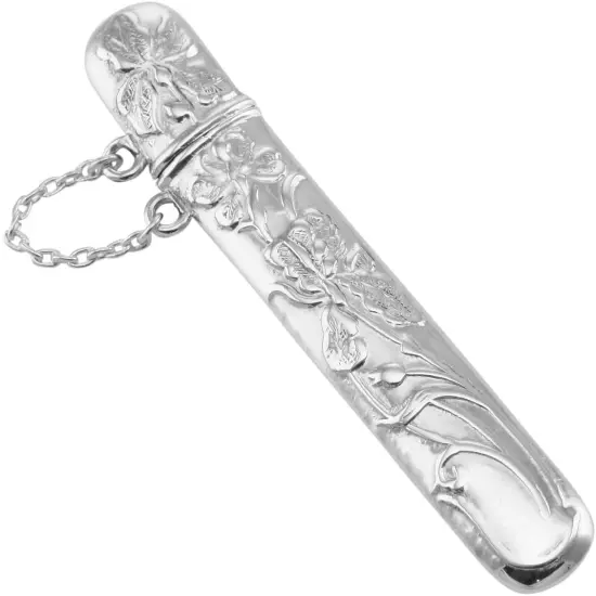 Nouveau Needle Case - Needlecase - Sterling Silver Multicolor {1}