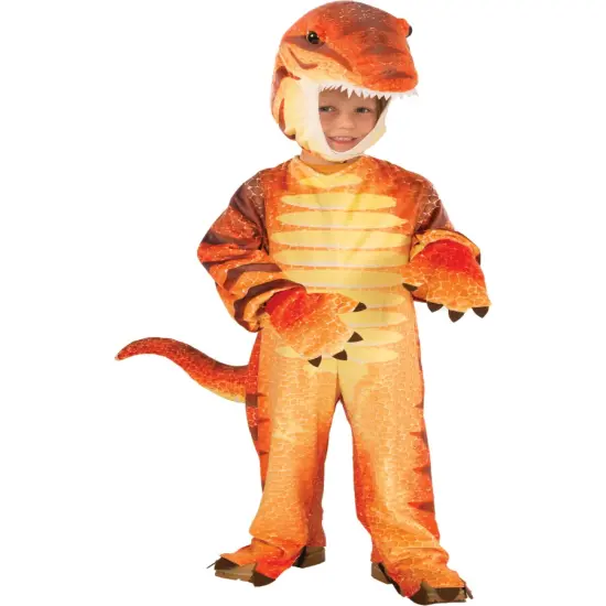 Plush Cretaceous Raptor Child's Costume {1}