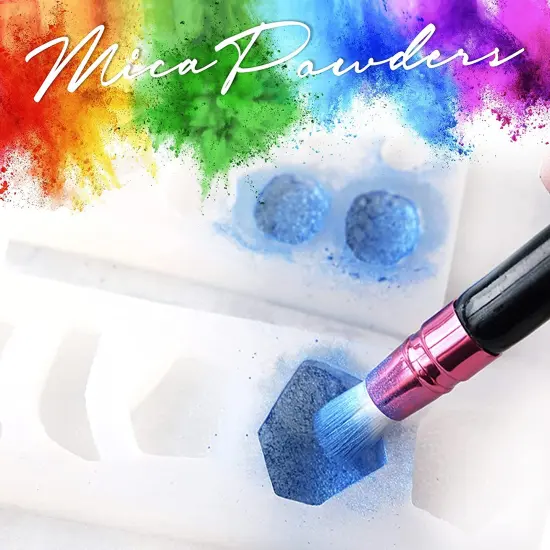 Pixiss Epoxy Resin Dye, Mica Powder, 15 Powdered Pigments Set {4}