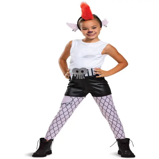 Trolls World Tour Barb Classic Girl's Costume {1}