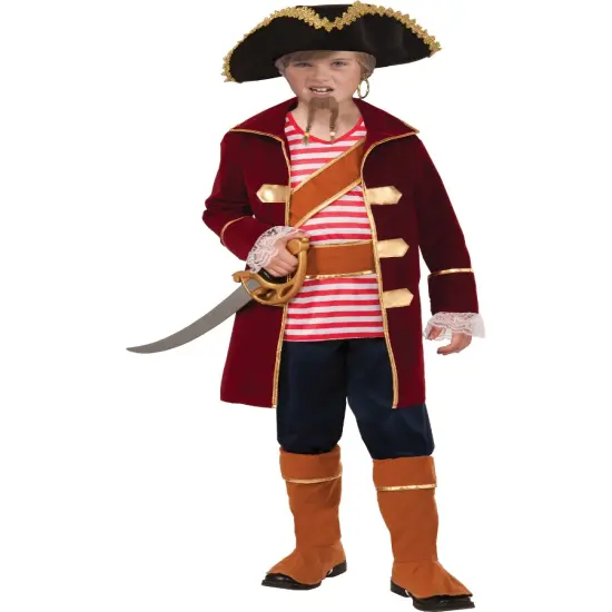 Swashbuckling Pirate Captain Boy's Costume {1}