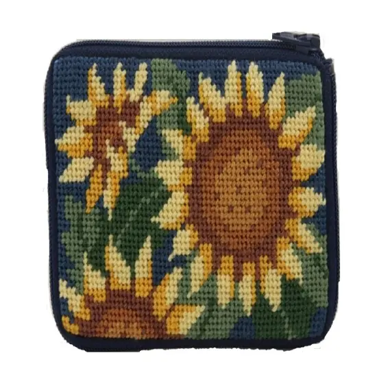 Coin Purse - Sunflower - Needlepoint Kit Multicolor {1}