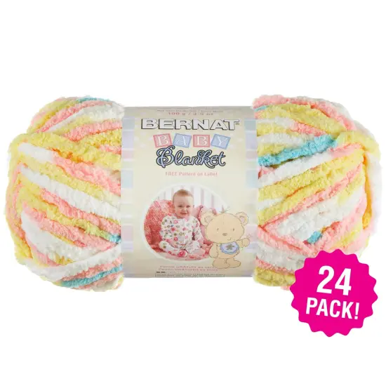 Multipack of 24 - Bernat Baby Blanket Yarn-Pitter Patter {1}