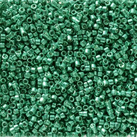Miyuki Delica Bead 11/0, DB2506, Duracoat Galvanized Dark Aqua Green {1}