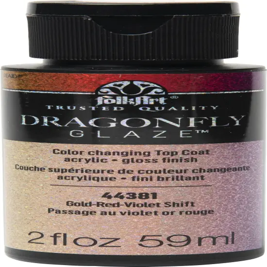 FolkArt DragonFly Glaze Topcoat 2oz {2}