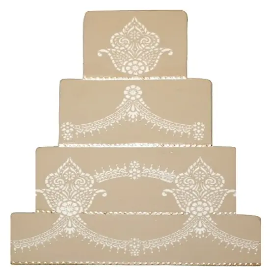 Meenakari Cake Stencil Set | C898 by Designer Stencils | Stencils for Royal Icing, Airbrush, Dusting Powder | {2}
