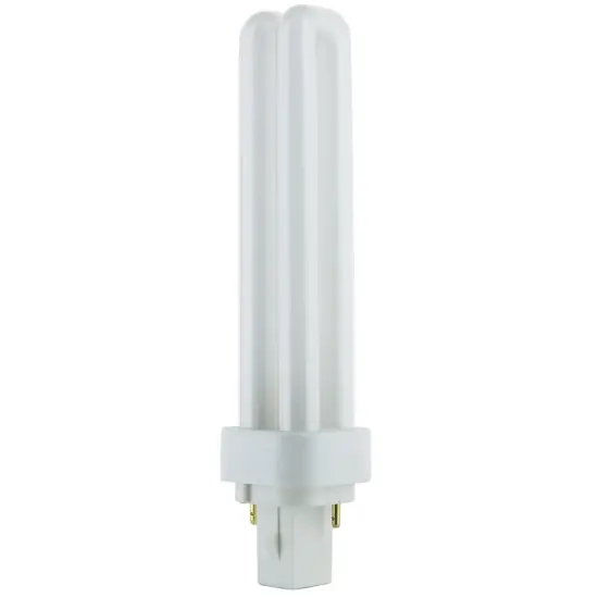 SUNLITE Compact Fluorescent G24D-2 2-Pin 18W 3000k Bulb Warm White {1}