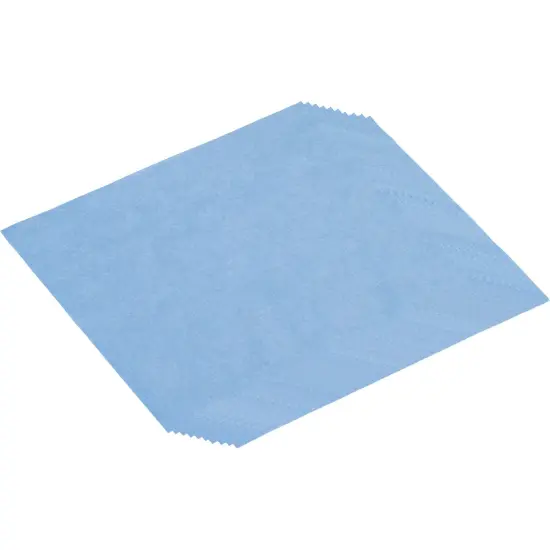 100 Piece Blue Sontara Shop Cloth 12"x12" DIY Face Mask Component {1}