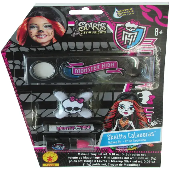 Deluxe Monster High Skelita Calaveras Costume Accessory Makeup Kit {1}