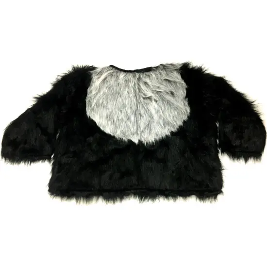 Adult's Mens Gorilla Ape Puppy Monkey Harambe Tribute Faux Fur Shirt {1}